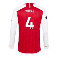 Pánský Fotbalový dres Arsenal Benjamin White #4 2023-24 Domácí Dlouhý Rukáv
